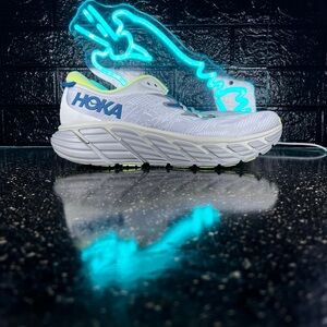 Hoka One One Gaviota 4 Men’s Stability Walking Running Shoes Sneakers Grey - 13